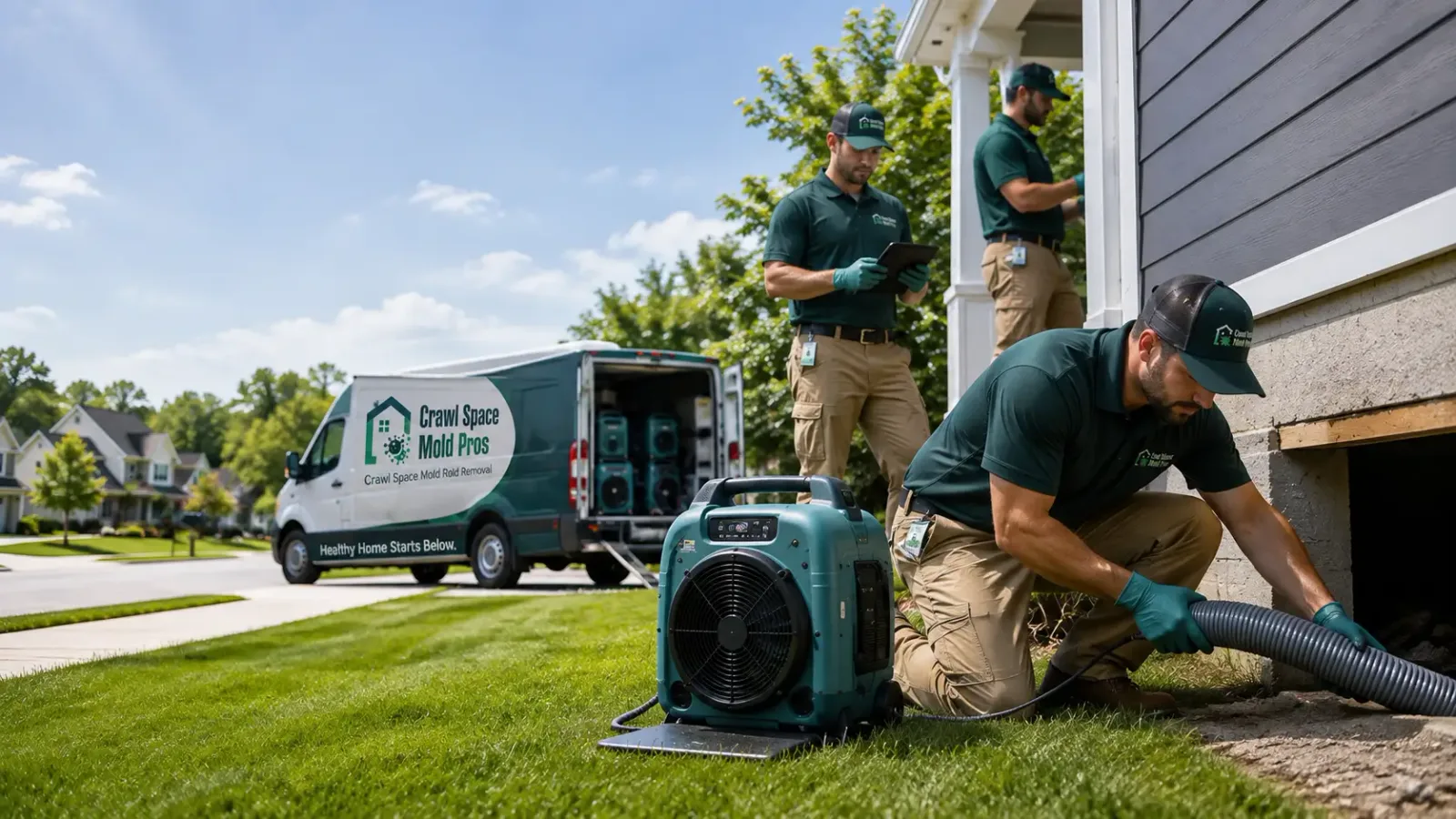 Crawl Space Mold Removal in Wilmot, AR